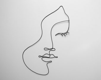 Pyrogravure d'un visage fÉminin : objets-deco par filou