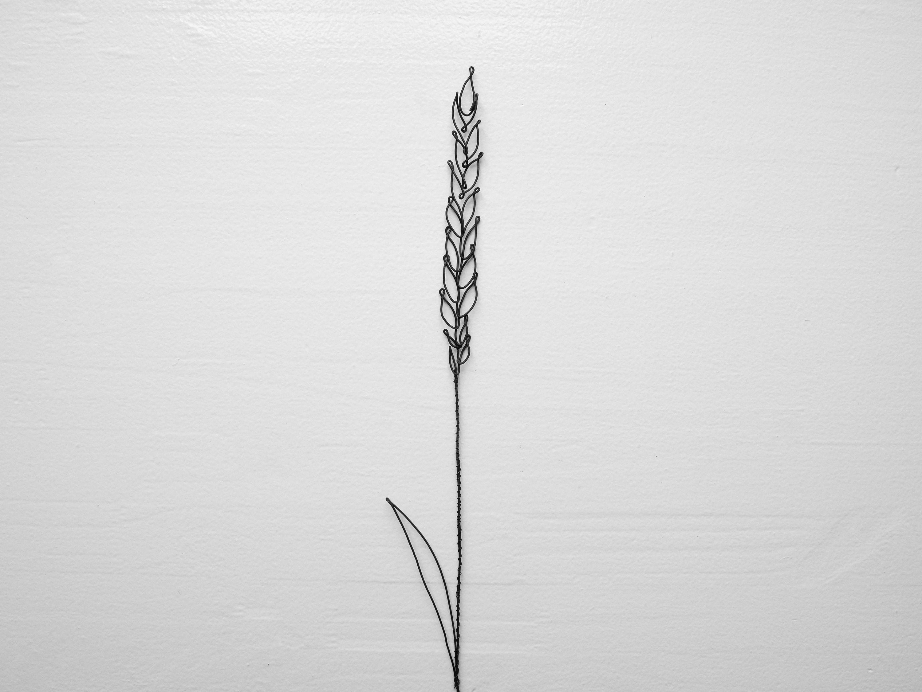 Fleur Fil de Fer, Épi Blé, Fleur en Fer Recuit, Décoration Murale Floral, Bohème Nature, Bouquet Fle