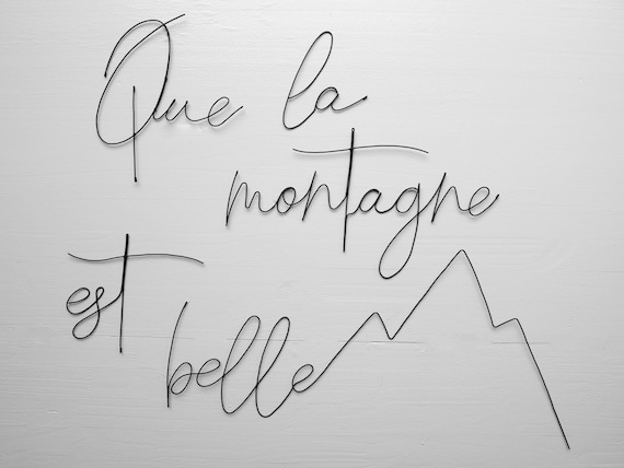 Phrase Murale Fil De Fer Bonheur Phrase Fil De Fer Citation Etsy France Phrase Murale Fil De Fer Bonheur Phrase Fil De Fer Citation Etsy France