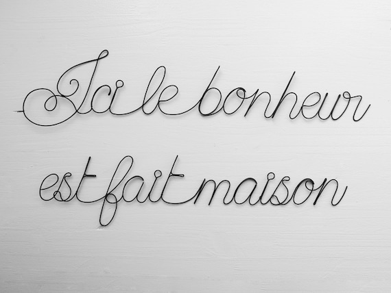 Phrase Murale En Fil De Fer Citation En Fil De Fer Mot En Etsy France Phrase Murale En Fil De Fer Citation En Fil De Fer Mot En Etsy France