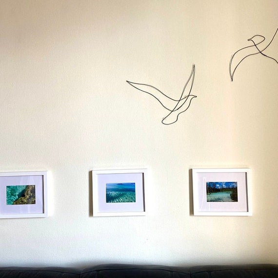 Decoration, Insect, of Bird Wire - Etsy Sea Wire Nature 2 Seagull, Decoration, Silhouette, Birds, Boho Wall Israel Set Wire