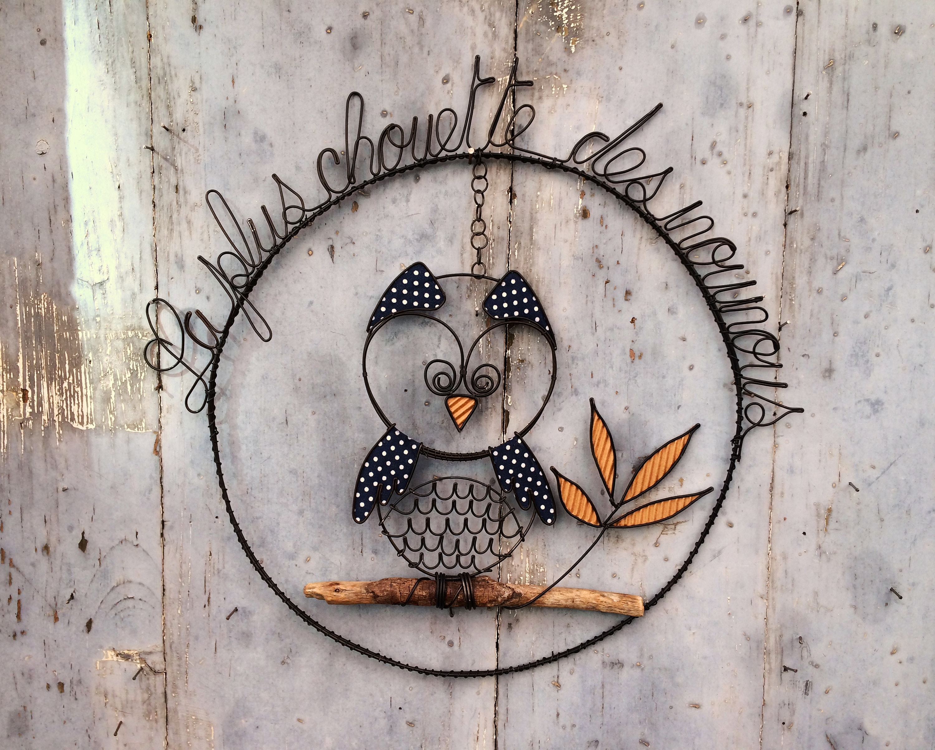 Chouette Hibou En Fil