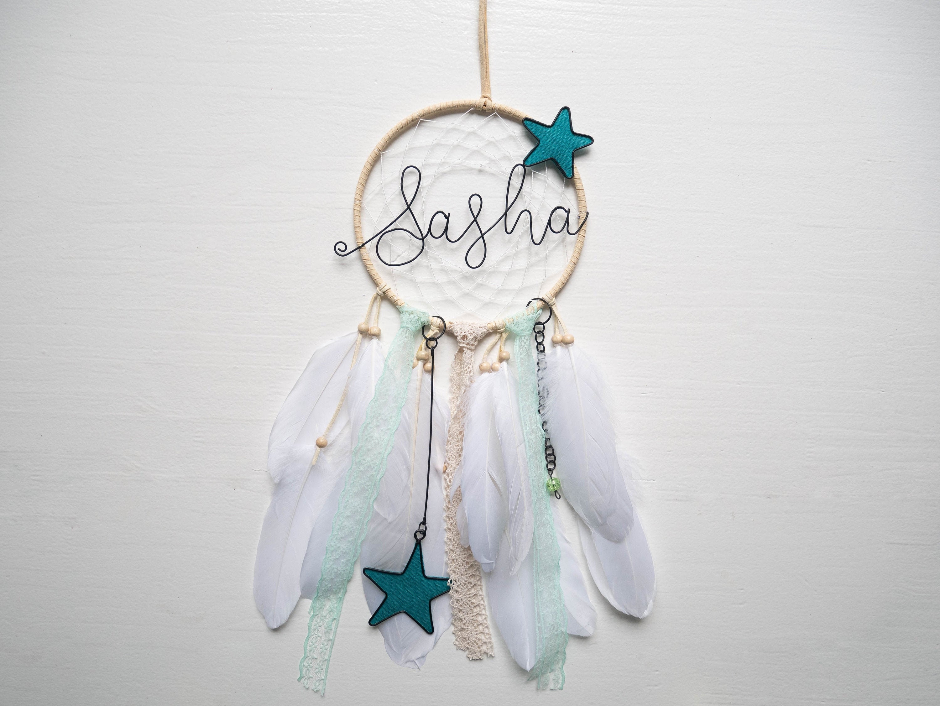 Attrape Reve Prenom Prenom Fil De Fer Recuit Prenom Personnalisable Decoration Chambre Cadeau Naissance Attrape Reve Personnalisable