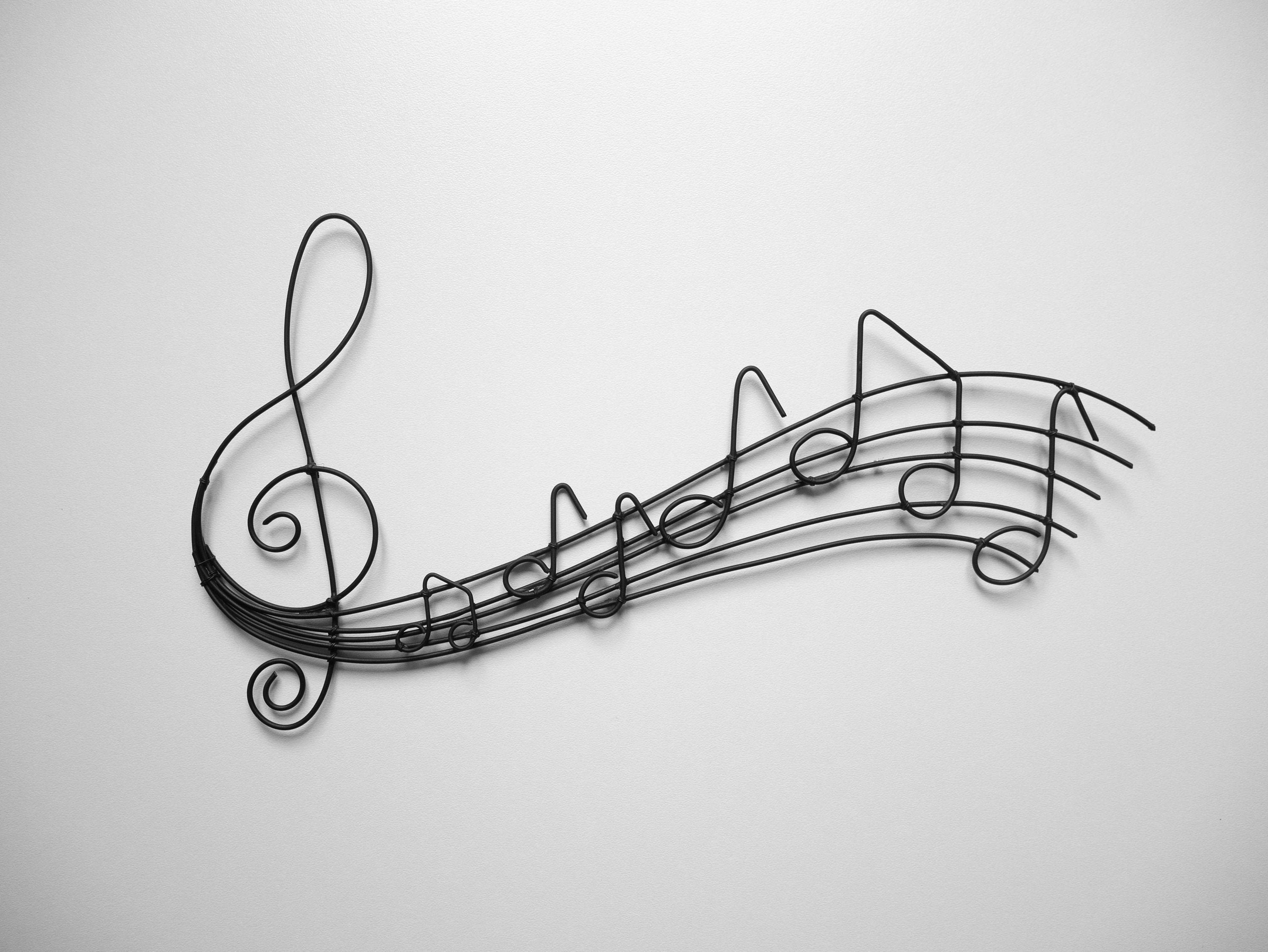 Note De Musique Dessin De Partition Notes de musique en fil de fer partition de musique - Etsy Canada
