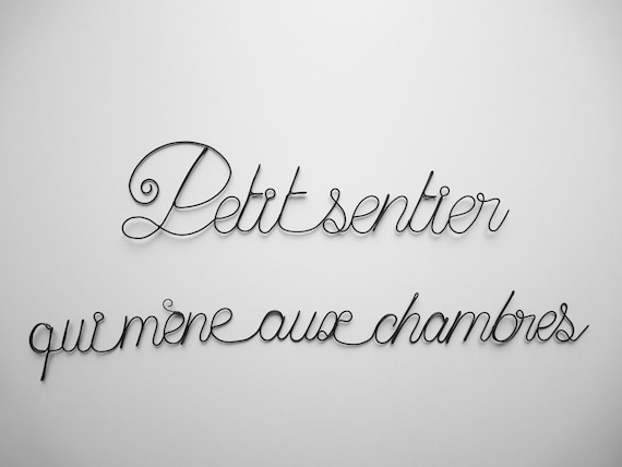 Phrase Fil De Fer Citation Fil De Fer Deco Murale Couloir En Etsy France Phrase Fil De Fer Citation Fil De Fer Deco Murale Couloir En Etsy France