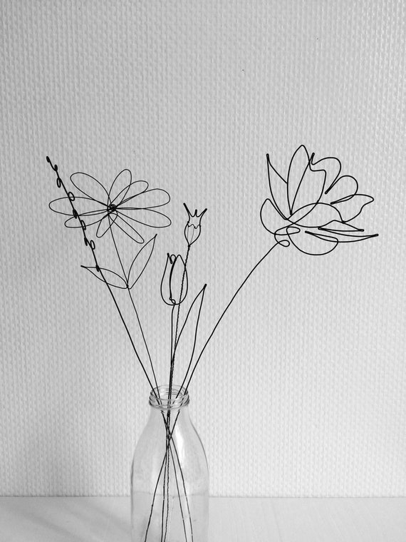 Fil Floral En Fer 0.35 Mm - 2 Bobines De 50 M - Argent Et Platine - Pour Bricolage, Jardin, Compositions - 13