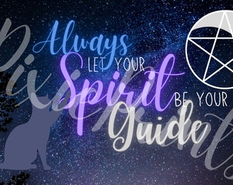 SPIRIT GUIDE Digital Download Witch Wallpaper