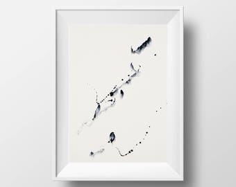 Abstract Watercolour Art Print #05