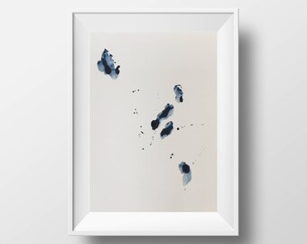 Abstract Watercolour Art Print #13