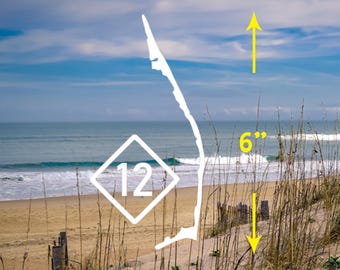 OBX Interstate 12 Decal Pair: Outer Banks Car Window Laptop Stickers