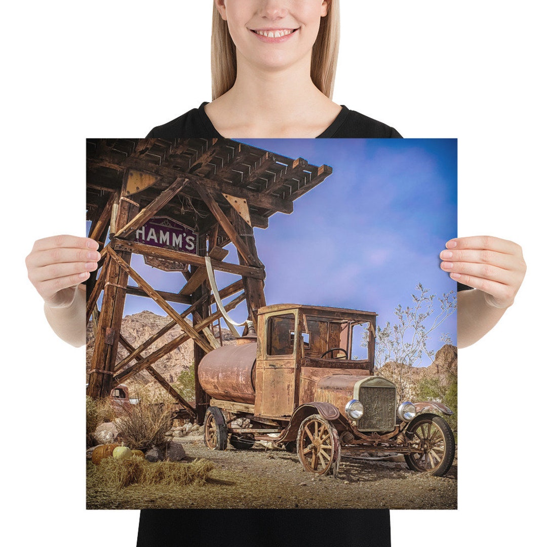 Vintage Model A Wall Poster for Man Cave, Game Room Decor, Made in USA ...