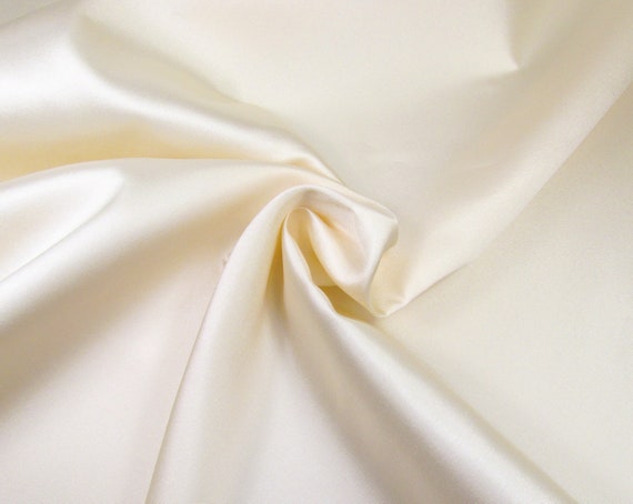 Dispersión experiencia Miniatura Mikado de seda marfil pura fina tela Made in Italy para novia - Etsy España