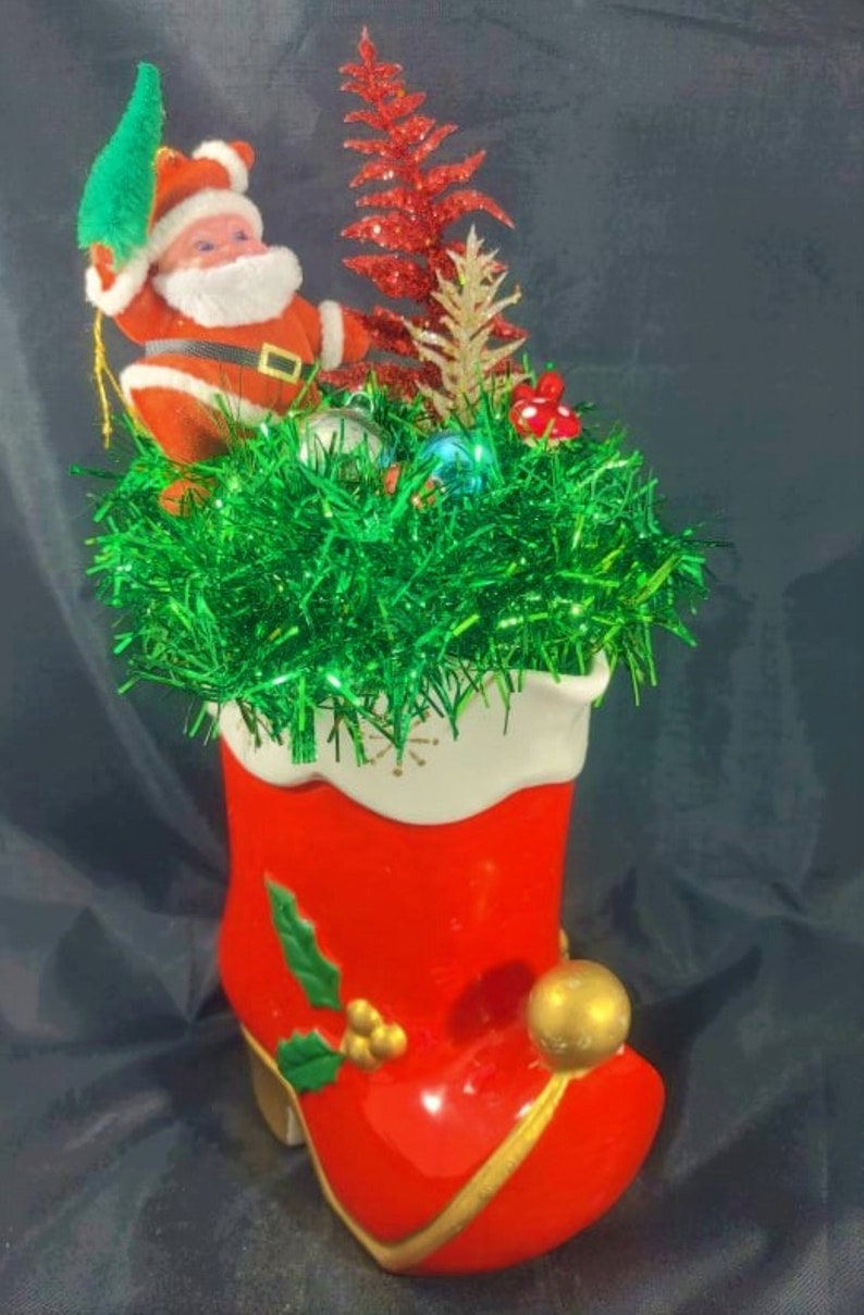 Vintage Christmas Decorations Christmas Assemblage Christmas Etsy