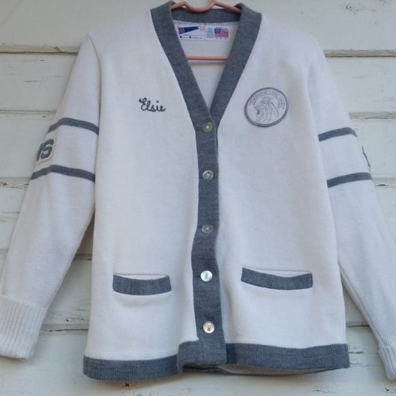 high school cardigan