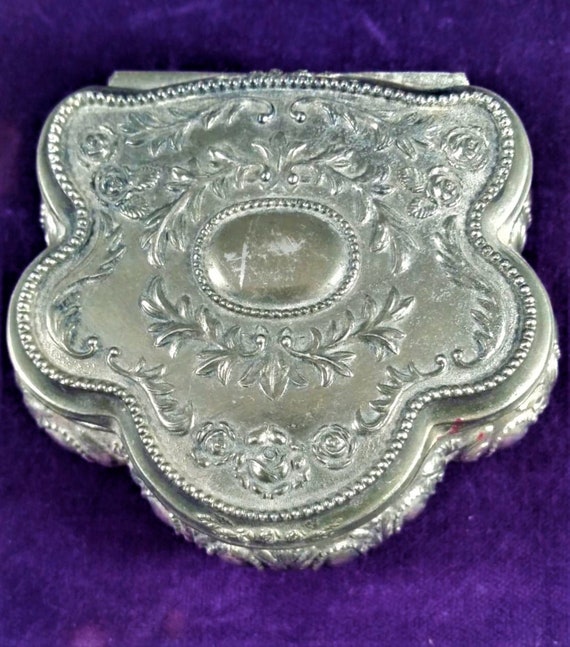 cartier pewter trinket box