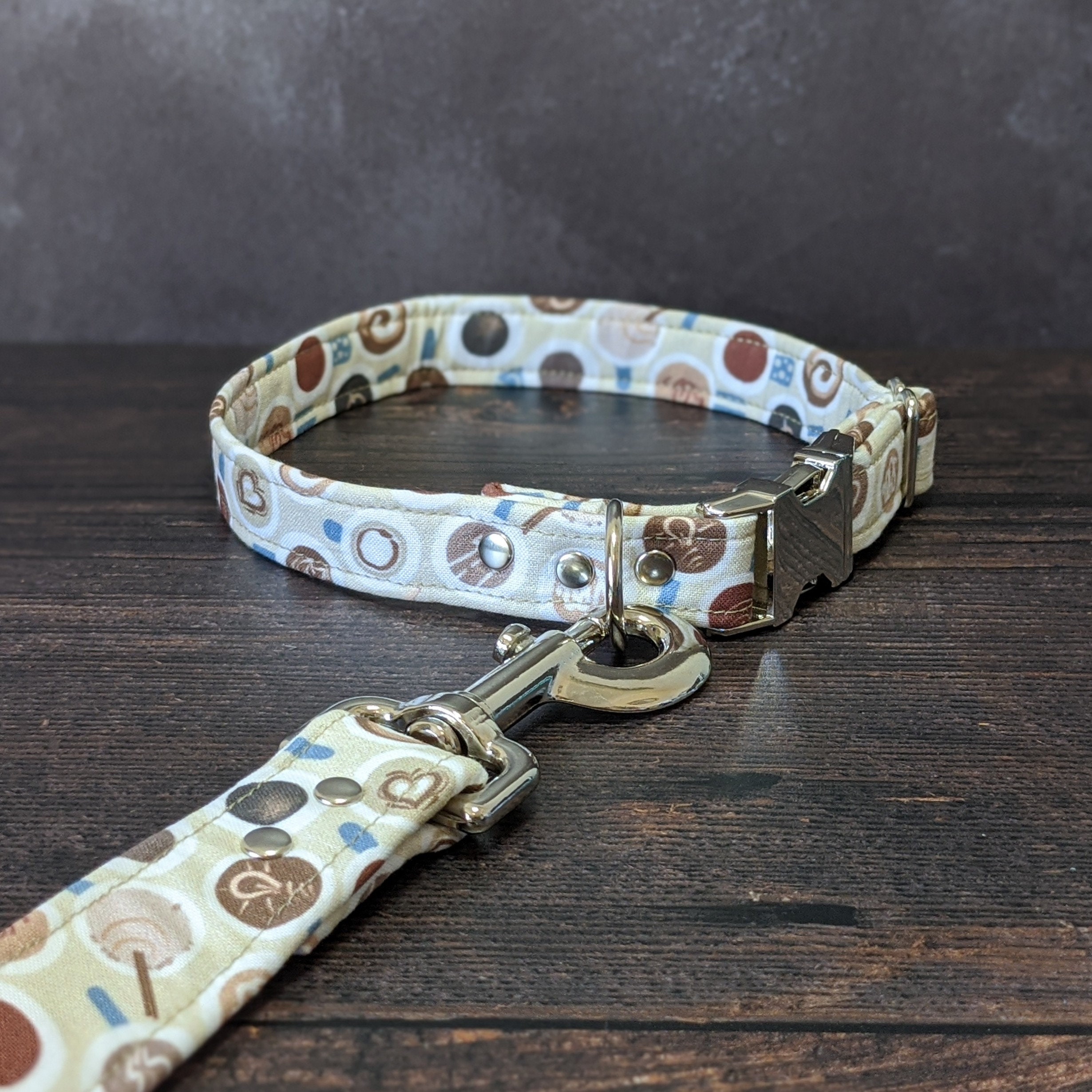 Coffee Dog Collar Brew Cappuccino Dog Collar Mocha Latte Etsy