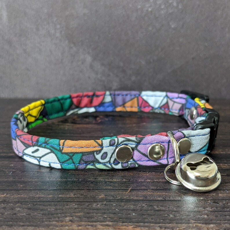 D20 Cat Collar Breakaway Clasp Fabric Collar Gift for Etsy