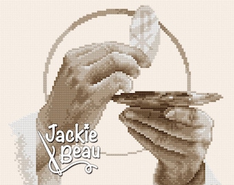 Body of Christ - Jackie Beau cross-stitch pattern pdf-download © Beau2stitch