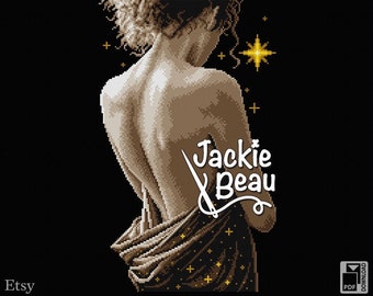 Night star - Jackie Beau - Cross stitch pattern pdf download © Beau2stitch