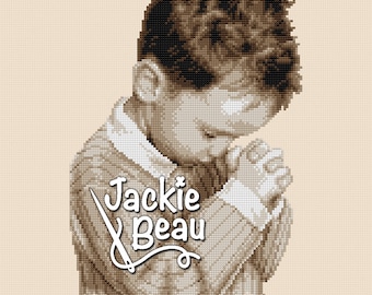 Communion Boy III - Jackie Beau cross-stitch pattern pdf-download © Beau2stitch