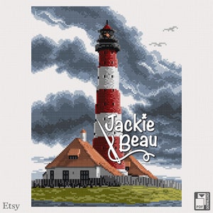 Lighthouse - Jackie Beau cross-stitch pattern pdf-download © Beau2stitch