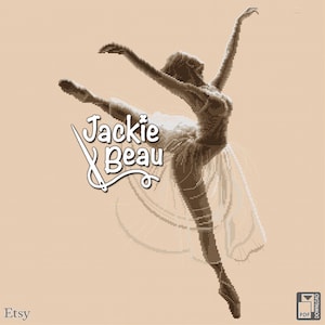 Ballerina - Jackie Beau - Cross-stitch pattern pdf download © Beau2stitch