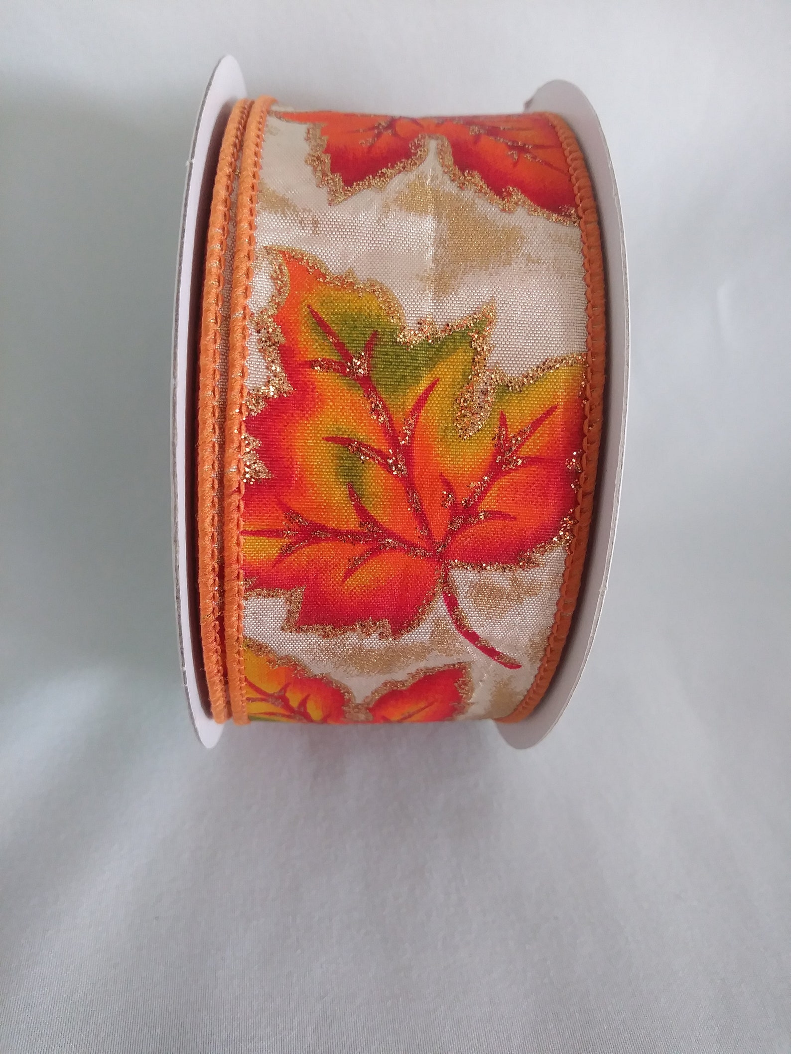 Fall Leaves Ribbon by the Roll 1.5 X 10 Yard Roll Etsy