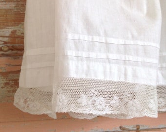 robe de baptême ancienne, coton doux