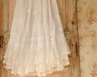 most beautiful lace petticoat skirt