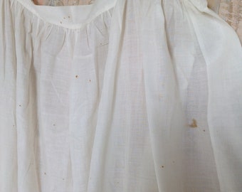 1890s beautiful antique apron with spots