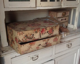large antique fabrix box