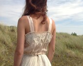 nude ,silk and lace camisole, edwardian