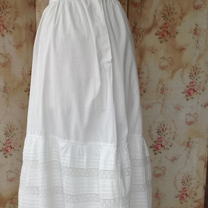 strong, long vintage petticoat skirt