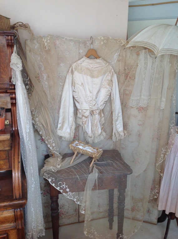 Royal antique silk jacket, bodice for a prins 184… - image 2