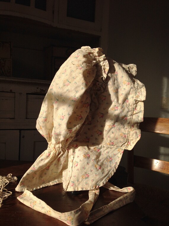 lovely antique bonnet, prairie hat