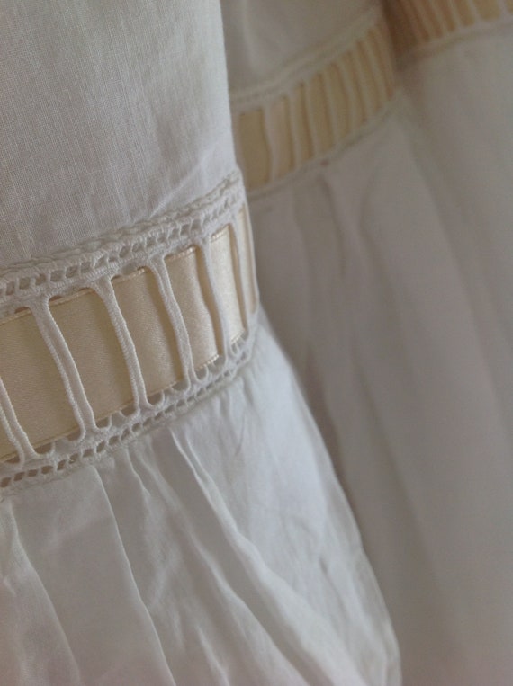 skirt, fresh sheer cotton and lace skirt, petticoa