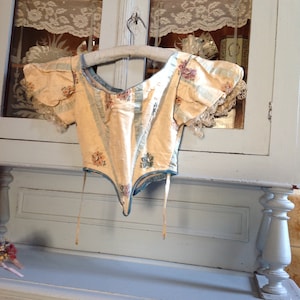 antique ball gown bodice,