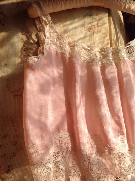 amazing camisole, silk, pink and Chantilly lace - image 8