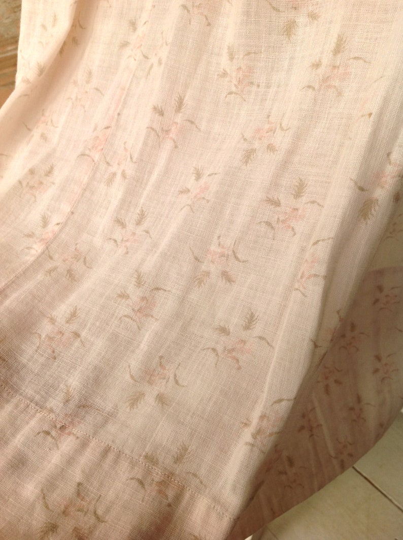 antique cotton print daydress 1890s image 9
