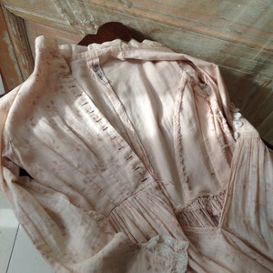 antique cotton print daydress 1890s image 8