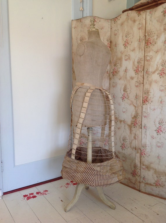 antique crinoline skirt 1890s - image 3