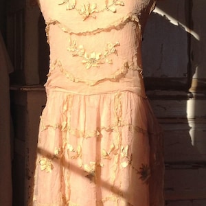 abito da sposa in seta, abito flapper edoardiano 1915