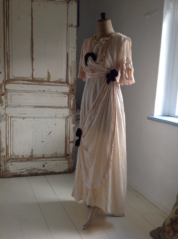 lovely antique victorian edwardian 3PC dress,  18… - image 7