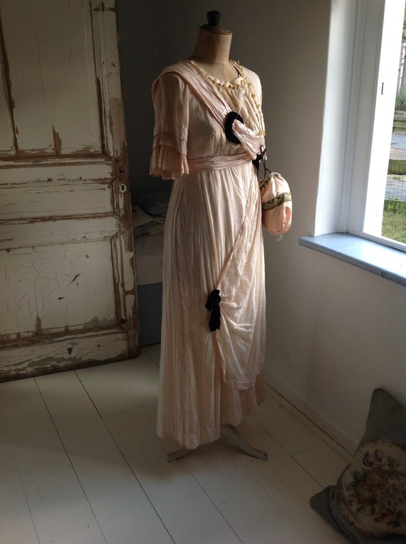 lovely antique victorian edwardian 3PC dress,  18… - image 5