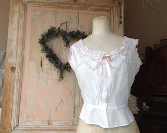 princess camisole from 1880s