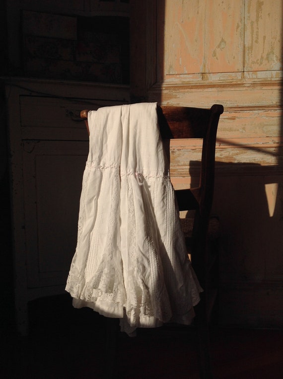 antique petticoat skirt LARGE
