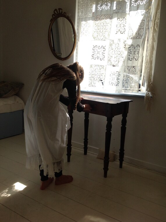 antique bloomers camisole with valenciennes lace