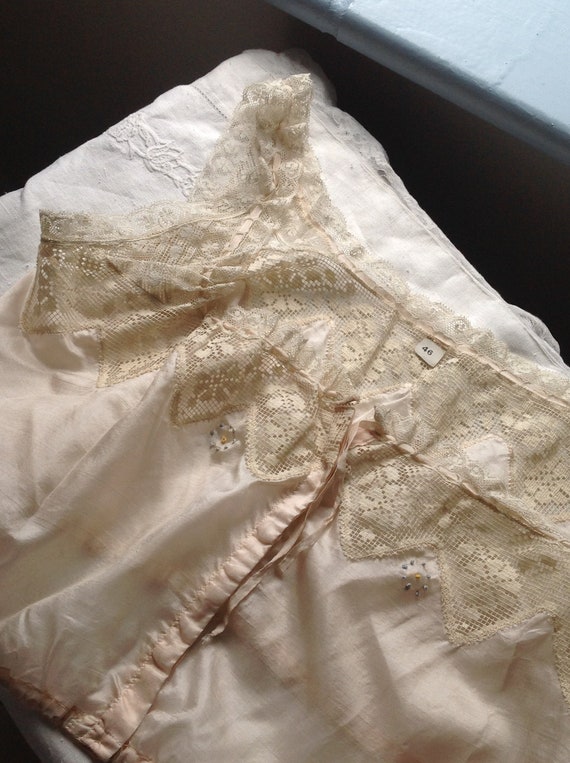 pink, nude silk camisole, XL