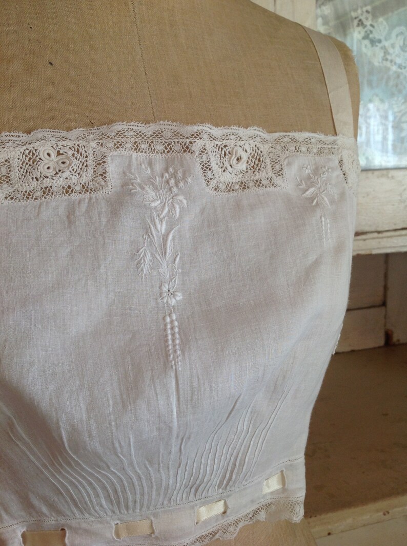 Antique Victorian Edwardian Camisole Summer Top 1910s | Etsy