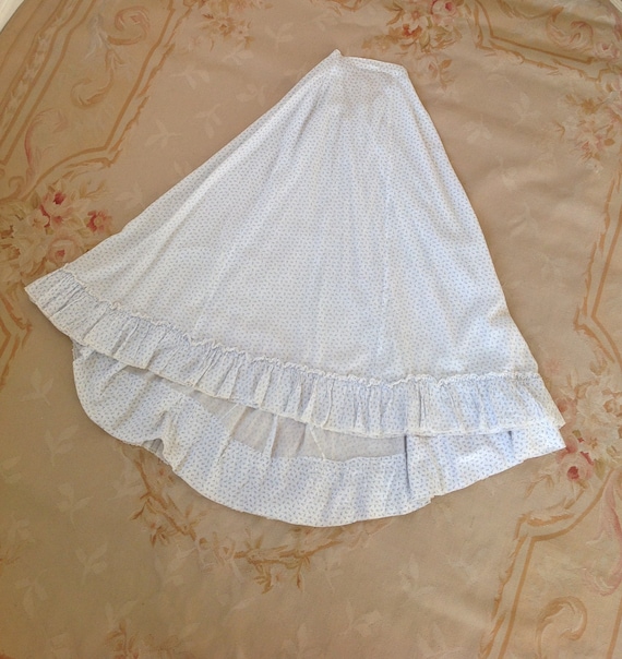 antique calico print skirt - image 9